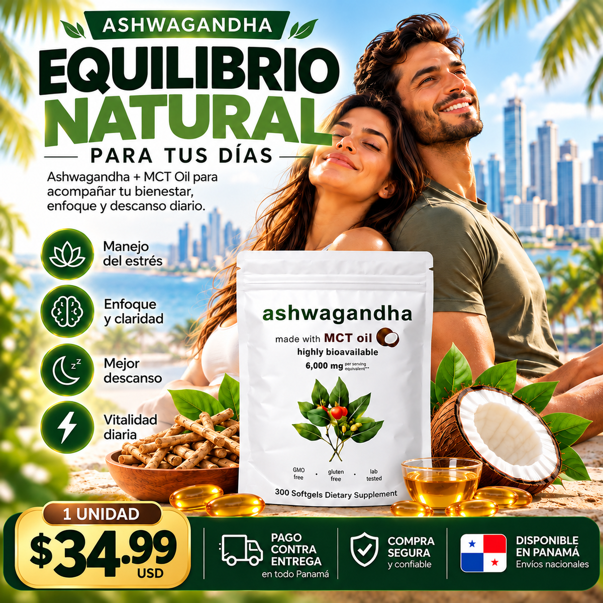 ASHWAGANDHA - EQUILIBRIO NATURAL PARA TUS DIAS