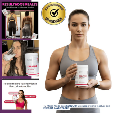 CREATINE MONOHYDRATE FOR WOMEN - MAS FUERZA Y MAS ENERGIA